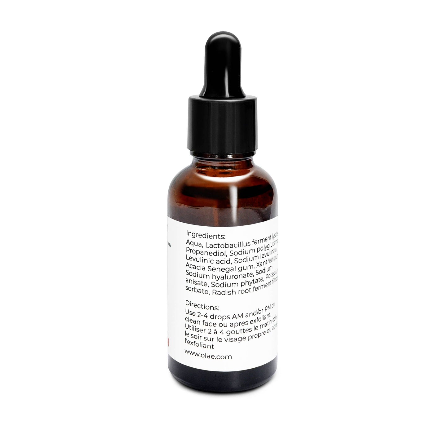 Sérum hydratant 2 % postbiotique avec acide polyglutamique et acide hyaluronique