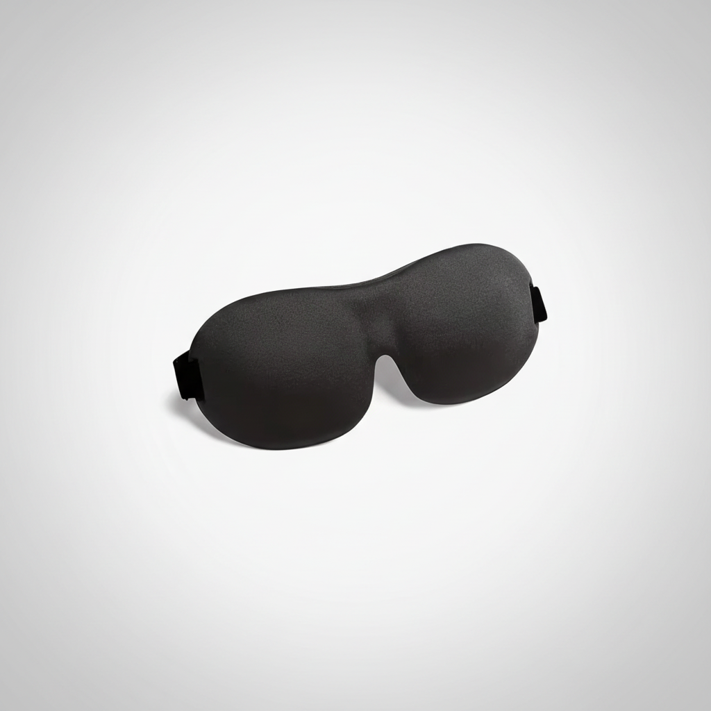 Masque de Nuit 3D Noir – Occultant Total Sommeil