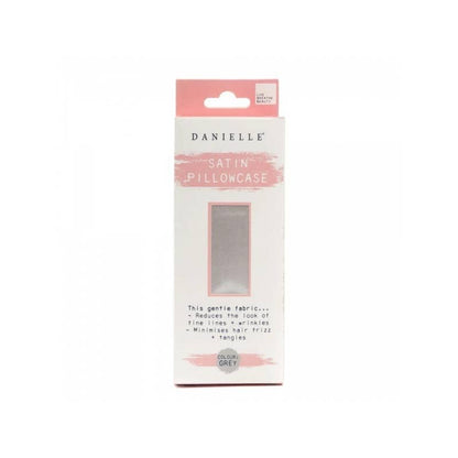 Taie d'oreiller en satin Danielle Gris