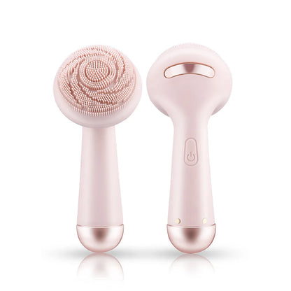Brosse Nettoyante Faciale Électrique en Silicone - Massage Vibrant Rechargeable Étanche