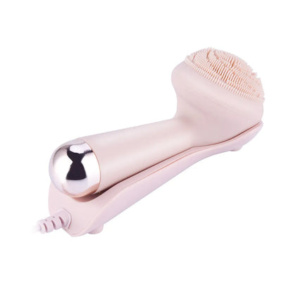 Brosse Nettoyante Faciale Électrique en Silicone - Massage Vibrant Rechargeable Étanche