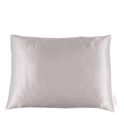 Taie d'oreiller en satin Danielle Gris