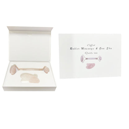 Coffret Gua Sha Quartz Rose – Lift & Éclat Anti-ÂgeCoffret Gua Sha Quartz Rose – Lift & Éclat Anti-Âge