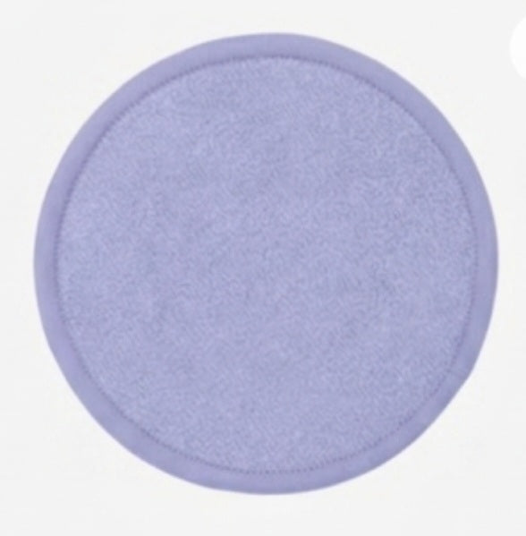 Tampon Démaquillant Lavable en Microfibre – Rose ou Violet