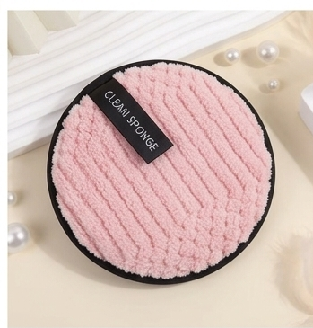 Disque Démaquillant Lavable en Polyester Doux – Clean Sponge